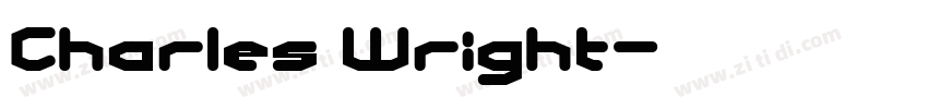Charles Wright字体转换